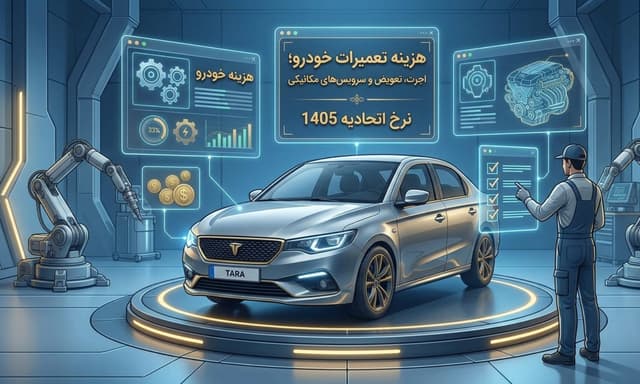 هزینه تعمیرات خودرو در سال 1405؛ نرخ‌های اتحادیه مکانیکی